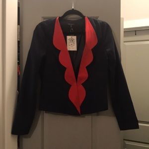 ModCloth TCEC Blue & Red Blazer